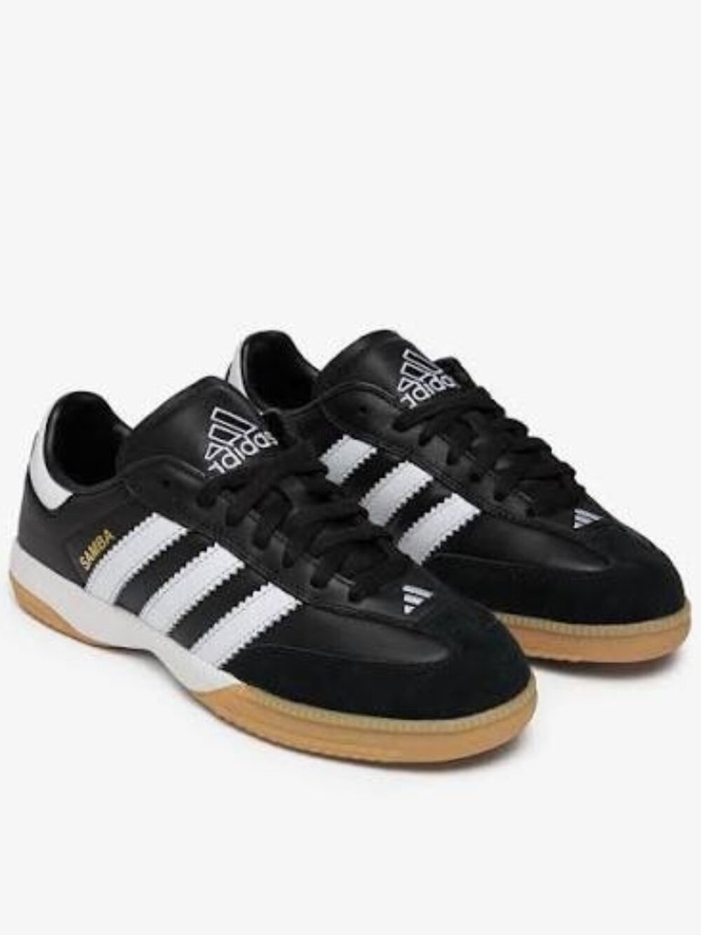 Adidas Samba MN Millennium Black White Gum Men Unisex Casual Shoes